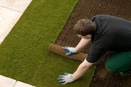 Teal Turf - Turf laying